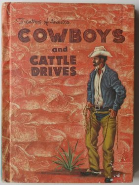 McCall, Cowboys & Cattle Drives, 1973, Frontiers of America, Carol Rogers illustrated
