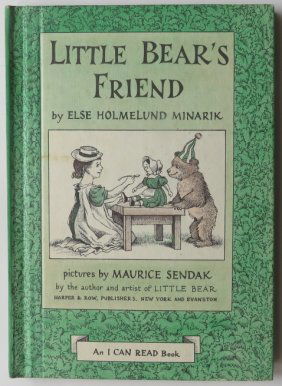 Minarik, Little Bear's Friend, 1960, Maurice Sendak illustrated, I Can Read Book