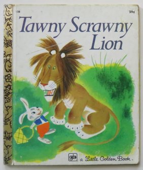 Jackson, Tawny Scrawny Lion 1978, Gustaf Tengren illustrated, Little Golden Book