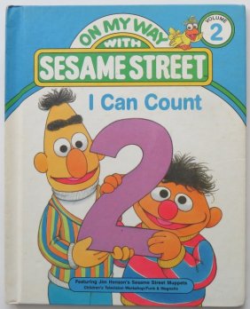I Can Count, 1st/1st Ed. 1989, On My Way, Sesame Street, Vol.2, Muppets