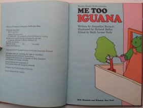 Reinach, Me Too Iguana, Large 1stEd. 1977, Richard Hefter illustrated, Sweet Pickles