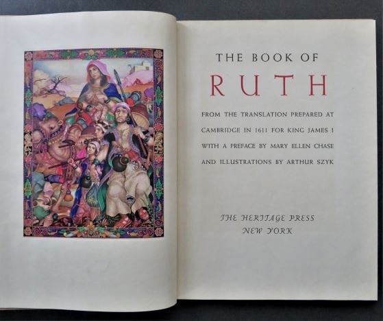 Book of Ruth, illustrated by Arthur Szyk, Heritage Press 1947 (1 of 12)