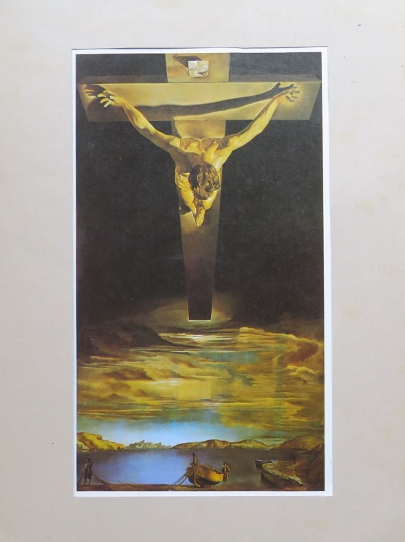 Salvador Dali, Christ of Saint John of the Cross, Litho Art Print 1979 (1 of 5)