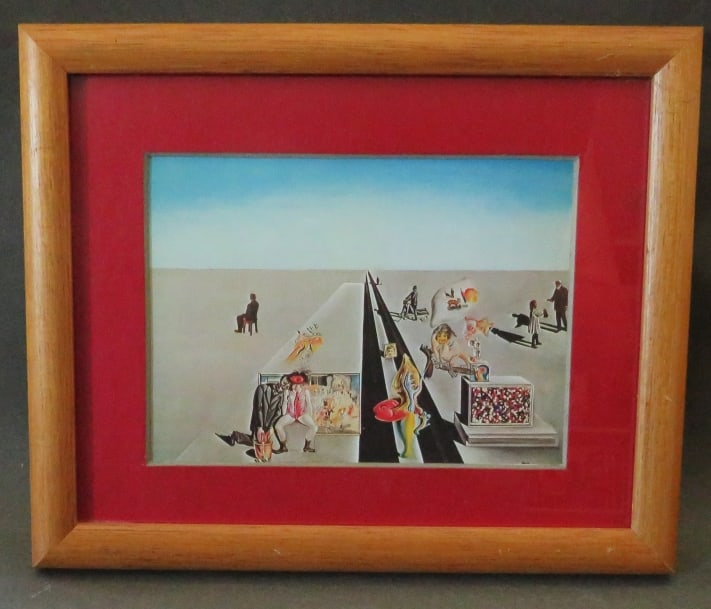 Salvador Dali, First Days of Spring, Litho Art Print 1979, Framed (1 of 8)