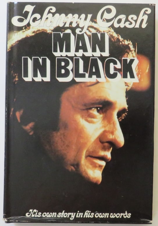 Johnny Cash, Man in Black, 1st BC Edition, 1975, illustrated (1 of 16)