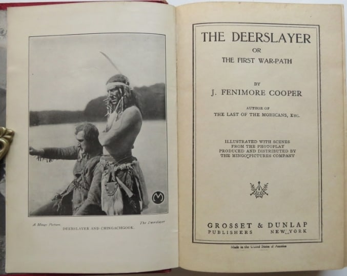 Fenimore Cooper, The Deerslayer, illustrated with Movie Stills 1920 (1 of 13)
