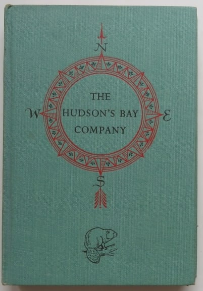 Morenus, The Hudson's Bay Company, 1stEd. 1956, Harry Barton illustrated: "The Hudson's Bay Company" by Richard Morenus; illustrated by Harry L Barton, World Landmark Book Series published by Random House, New York, 1956, stated Second printing. Hard boards, green cloth wit