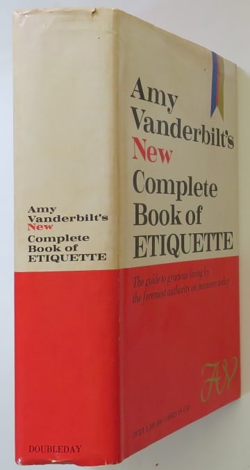 Vanderbilt's Book of Etiquette, Revised Ed. 1963, Warhol illustrations (1 of 14)