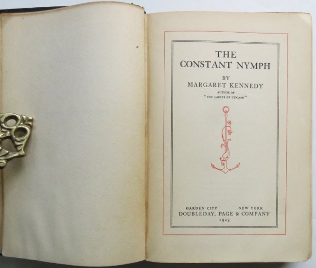 Margaret Kennedy, The Constant Nymph, Novel, 1st US Ed. 1925 (1 of 12)