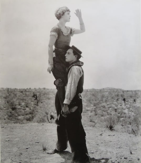 Buster Keaton & Kathleen Myers, Go West 1925, Large Movie Still, 1990s (1 of 4)