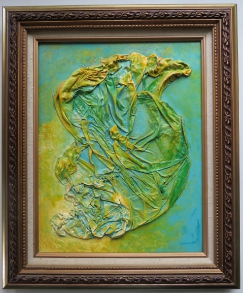 Spring, Abstract Painting, Mixed Media, 2014, Framed (1 of 5)