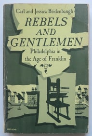 Bridenbaugh, Philadelphia in the Age of Franklin, 1962, illustrated