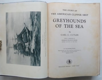 Carl Cutler, Story of American Clipper Ships, 1stEd. 1930, illustrated