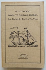 Emmerson, Steamboat to Norfolk Harbor, Log 1815-1825, Stagelines, ++ 1949