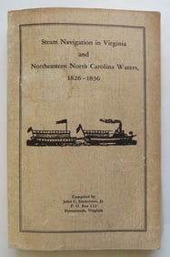 Emmerson, Steam Navigation In VA & North Carolina 1826-1836, 1949