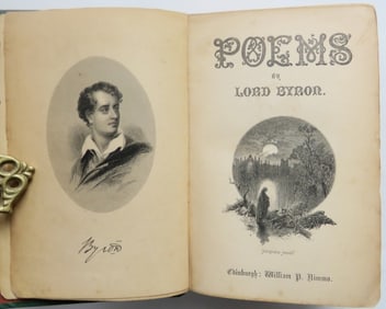 Poetical Works of Lord Byron, 1878 Edinburgh Edition, illustrated