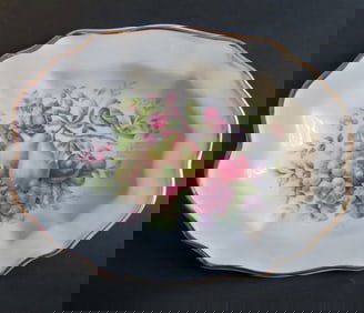 Wedgwood Porcelain Platter, Ltd. Avon Edition 1976, Fruits Motif, England