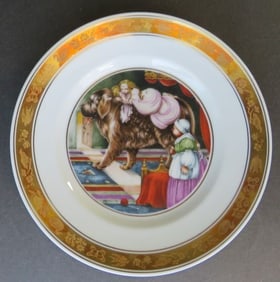 Andersen, Tinder Box, Fairy Tale Porcelain Plate, Royal Copenhagen Ltd Ed. 1975