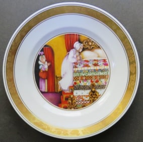 Andersen, Princess & The Pea, Fairy Tale Plate, Royal Copenhagen Ltd Ed. 1975