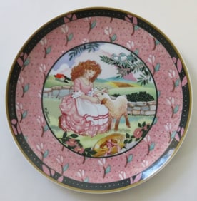 Villeroy & Boch, Mary Had A Little Lamb, German Plate, Heinrich, Ltd Ed. 1980s