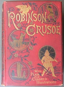 Defoe, Robinson Crusoe, Ernest Griset Illustrations, 1888 Warne Ed.