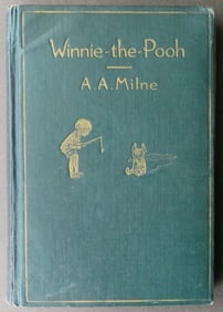 Milne, Winnie the Pooh, 1st US Edition 1st Print 1926 illustrated