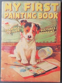 My First Painting Book, 1936 Coloring Book Whitman Edition