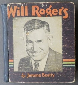 Jerome Beatty, Story of Will Rogers, 1935, Big Little Book, illustrated