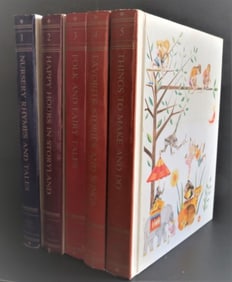Nursery Rhymes, Fairy Tales, Stories, Songs, 1985, Vol.1-5, illustrated