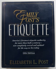Emily Post’s Etiquette Revised & Updated, 1st Print 1995