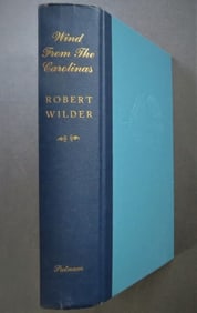 Robert Wilder, Wind from the Carolinas,Putnam Edition 1964, Bahamas Novel