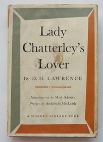 D.H. Lawrence, Lady Chatterley's Lover, Complete, 1959 ML Edition