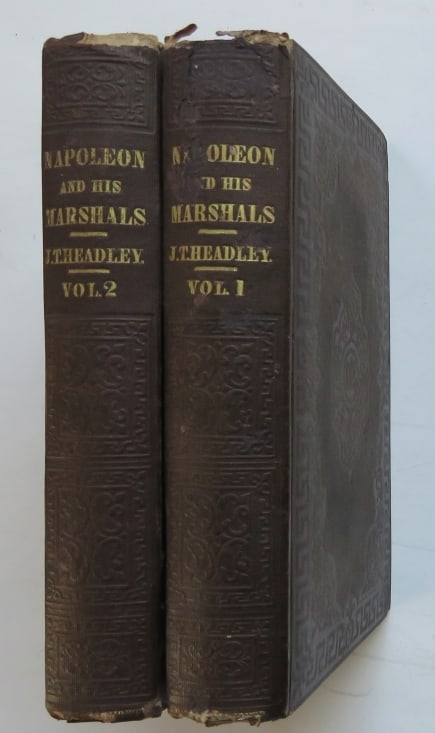 Headley, Napoleon & His Marshals, Complete 2 Vol. 1stEd., 1850, illustrated (1 of 15)