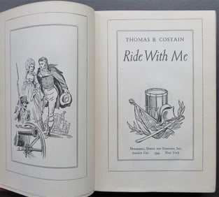 Costain, Ride With Me, Complete 1stEd. 1944, Napoleonic War Novel