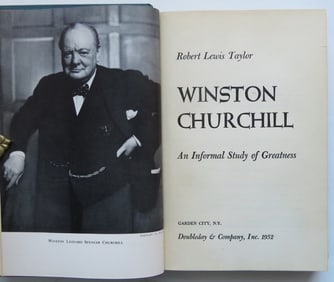 Taylor, Winston Churchill, Study of Greatness, 1st Edition 1952, illustrated