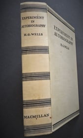 H.G. Wells, Experiment in Autobiography, 1st/1st US Ed. 1934, illustrated