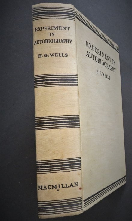 H.G. Wells, Experiment in Autobiography, 1st/1st US Ed. 1934, illustrated (1 of 11)