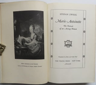 Stefan Zweig, Marie Antoinette Biography, 1st US Edition 1933, illustrated