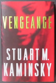 Stuart Kaminsky, Vengeance, 1st Edition, 1st Print, 1999, Crime Fiction Novel