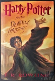 Rowling, Harry Potter & The Deathly Hallows, 1st/1st US Ed. 2007, Fantasy Novel