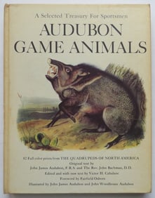 Audubon, Game Animals, 82 Color illustrations, 1968