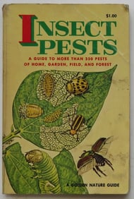 Fichter, Insect Pests, Golden Nature Guide 1stEd., 1966, Color illustrations