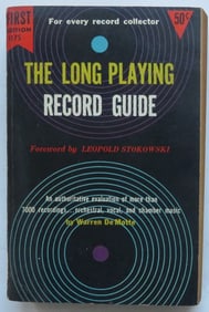 De Motte, Long Playing Record Guide, 1st Editon, 1955