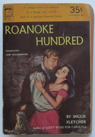 Inglis Fletcher, Roanoke Hundred, 1st PB Edition 1952, Romance