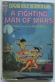 Edgar Rice Burroughs, Fighting Man of Mars, 1st Ace Print, 1962