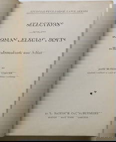 Carter, Selections From Roman Elegiac Poets, 1900, Latin (1 of 13)