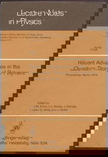 Recent Advances in the Quantum Theory of Polymers 1980: "Recent Advances in the Quantum Theory of Polymers, Proceedings of the Workshop Held in Namur, Belgium, February 11-14, 1979"; edited by J.M. Andre, J.L. Bredas, J. Delhalle, J. Ladic, G. Leroy, and C