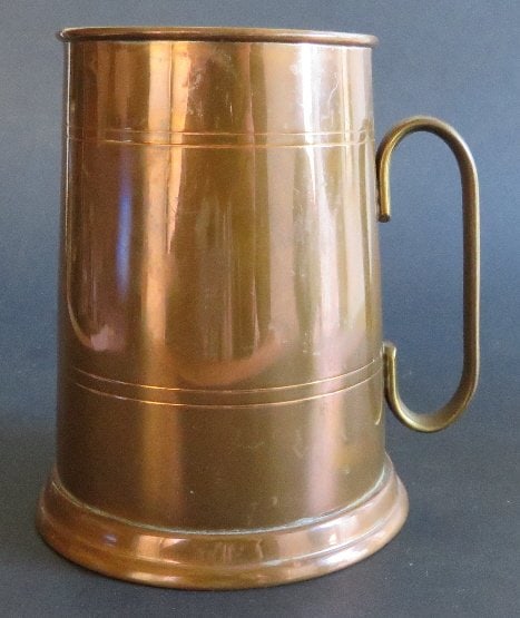 Vintage Old Dutch Tankard Solid Copper Portugal, 1950s (1 of 8)