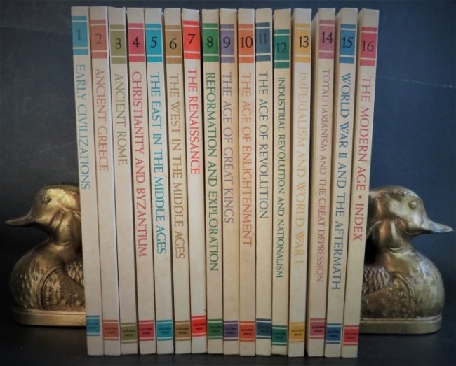 Universal History of World, Golden Press 1966, Complete 16 Vol. Set, illustrated (1 of 18)
