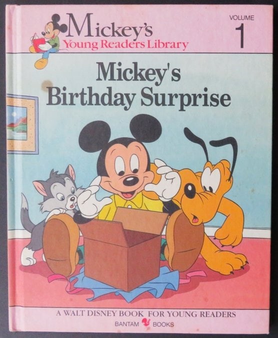 Packard, Mickey's Birthday Surprise, 1st Print, 1990 Young Readers Ed. (1 of 13)